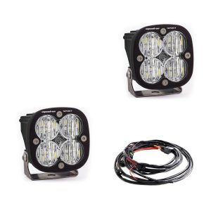 Baja Designs Squadron Sport Black LED Auxillary Light Pod Pair- Universal